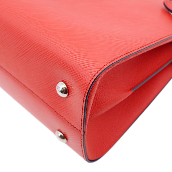 LOUIS VUITTON Twist Epi Leather Tote Bag Red