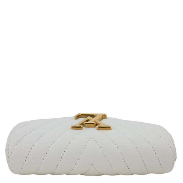 LOUIS VUITTON New Wave Multi Pochette Leather Chain Shoulder Bag White