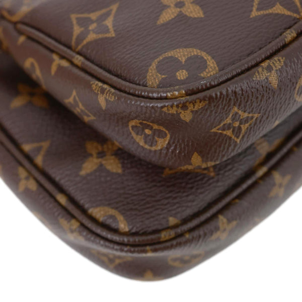 LOUIS VUITTON Multi Pochette Accessoires Monogram Canvas Shoulder Bag Brown