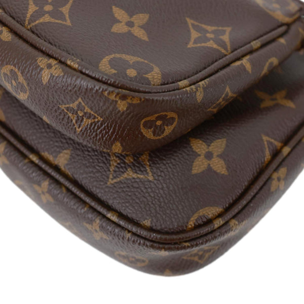 LOUIS VUITTON Multi Pochette Accessoires Monogram Canvas Shoulder Bag Brown