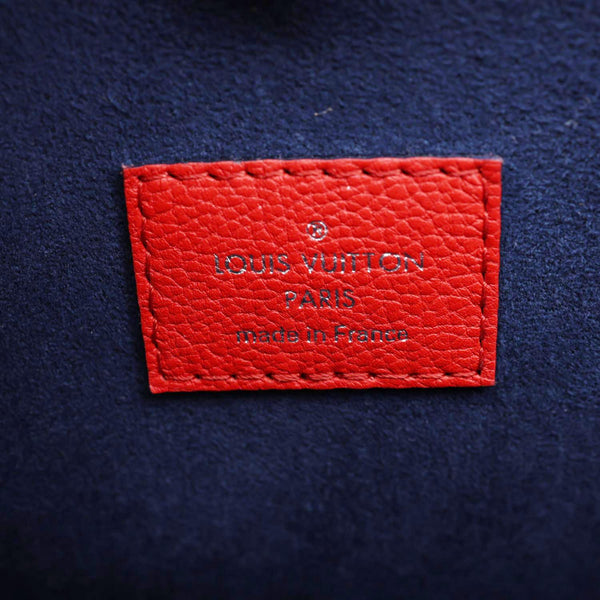 LOUIS VUITTON Twist Epi Leather Tote Bag Red