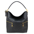 LOUIS VUITTON Melie Empreinte Leather Hobo Shoulder Bag Black