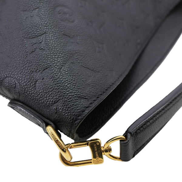 LOUIS VUITTON Melie Empreinte Leather Hobo Shoulder Bag Black