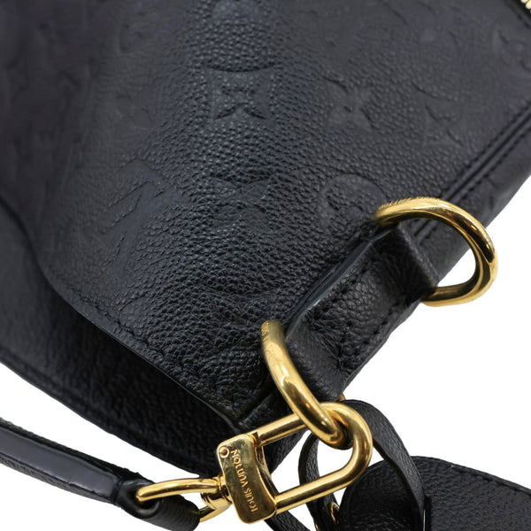 LOUIS VUITTON Melie Empreinte Leather Hobo Shoulder Bag Black