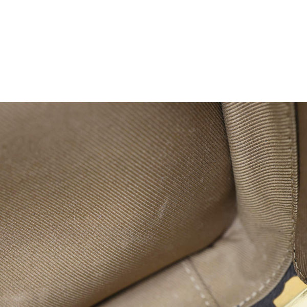 LOUIS VUITTON Utility Monogram Canvas Crossbody Bag Brown
