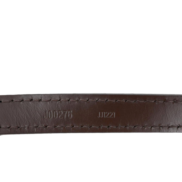 LOUIS VUITTON Leather Strap Brown