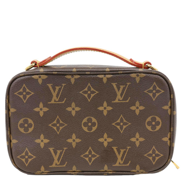 LOUIS VUITTON Utility Monogram Canvas Crossbody Bag Brown