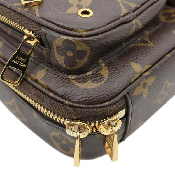 LOUIS VUITTON Utility Monogram Canvas Crossbody Bag Brown