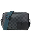 LOUIS VUITTON Alpha Damier Graphite Messenger Bag Black