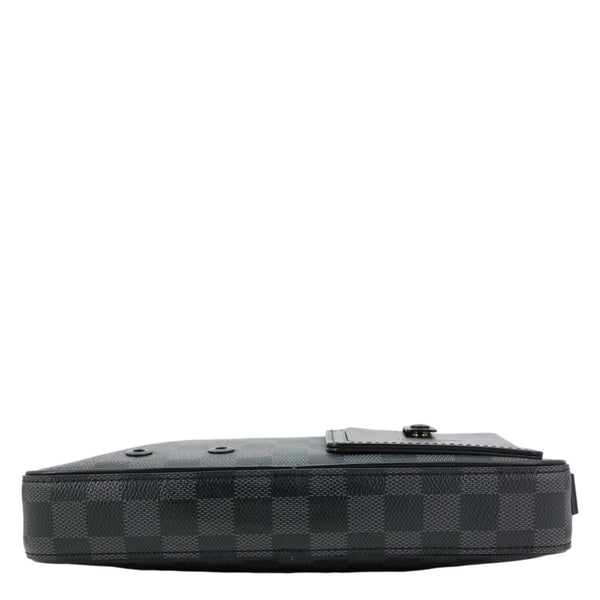 LOUIS VUITTON Alpha Damier Graphite Messenger Bag Black