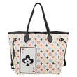 LOUIS VUITTON Game On Neverfull MM Monogram Canvas Tote Bag White