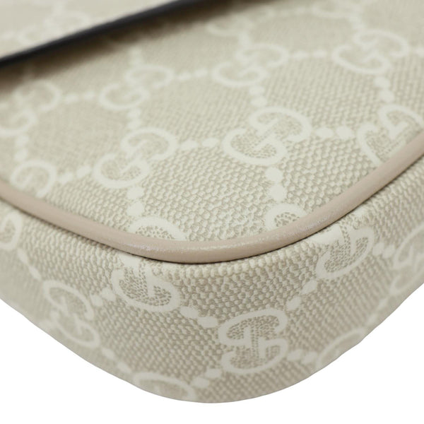 GUCCI Ophidia Pochette GG Supreme Canvas Shoulder Bag Beige 764961