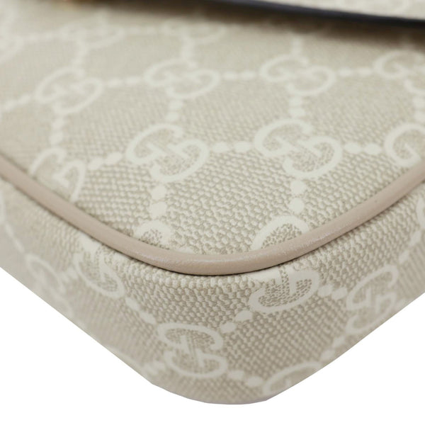 GUCCI Ophidia Pochette GG Supreme Canvas Shoulder Bag Beige 764961