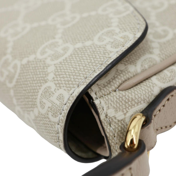 GUCCI Ophidia Pochette GG Supreme Canvas Shoulder Bag Beige 764961