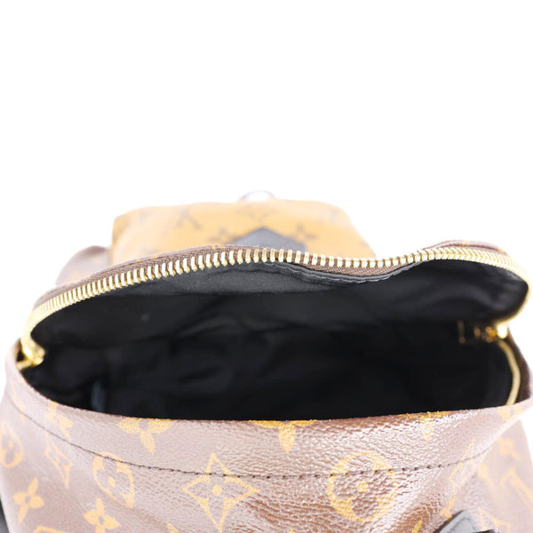 LOUIS VUITTON Palm Springs PM Monogram Reverse Canvas Backpack Brown