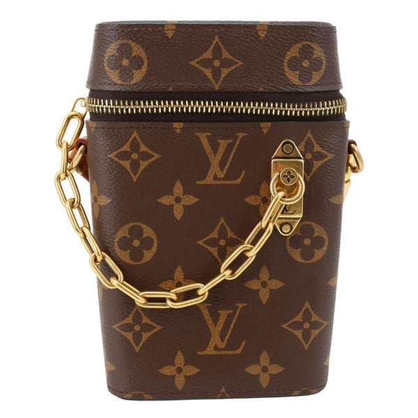 LOUIS VUITTON Legacy Monogram Canvas Phone Box Brown