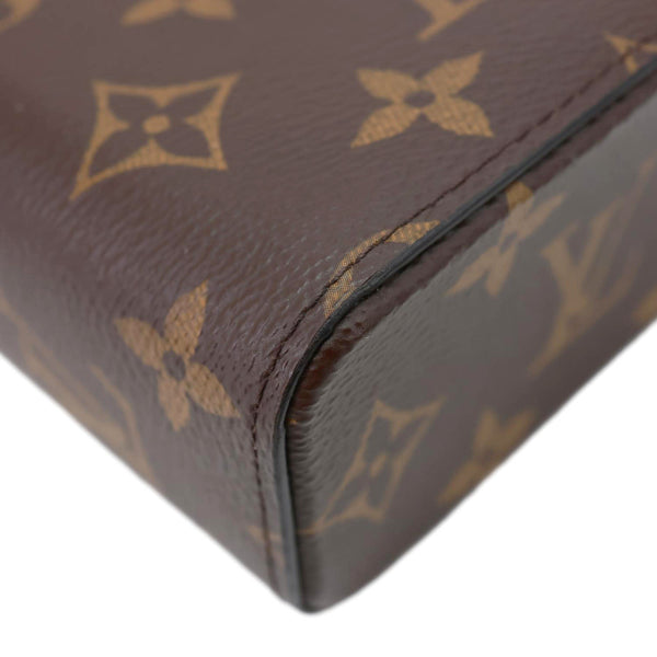 LOUIS VUITTON Legacy Monogram Canvas Phone Box Brown