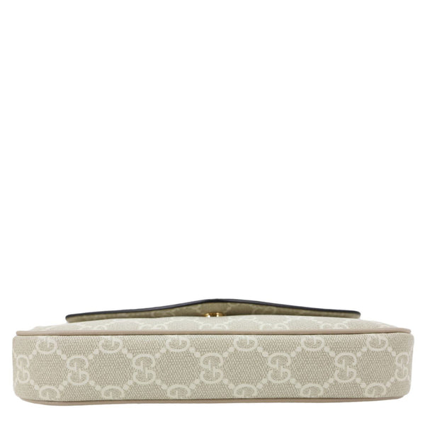 GUCCI Ophidia Pochette GG Supreme Canvas Shoulder Bag Beige 764961