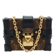 LOUIS VUITTON Essential Trunk NM Monogram Canvas Crossbody Bag Black