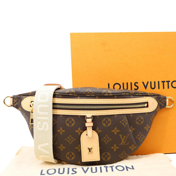 LOUIS VUITTON High Rise Monogram Canvas Bumbag Brown