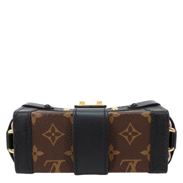 LOUIS VUITTON Essential Trunk NM Monogram Canvas Crossbody Bag Black