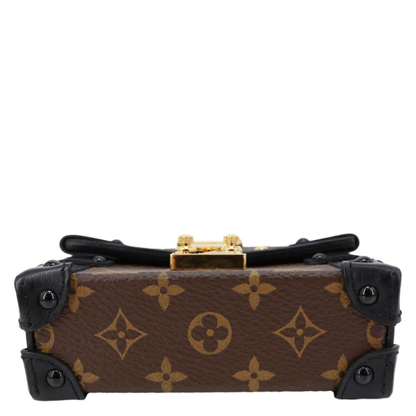 LOUIS VUITTON Essential Trunk NM Monogram Canvas Crossbody Bag Black