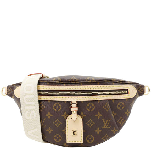 LOUIS VUITTON High Rise Monogram Canvas Bumbag Brown