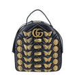GUCCI GG Marmont Animal Studs Leather Backpack Black 476671