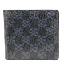 LOUIS VUITTON Multiple Damier Cobalt Wallet Blue