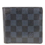 LOUIS VUITTON Multiple Damier Cobalt Wallet Blue