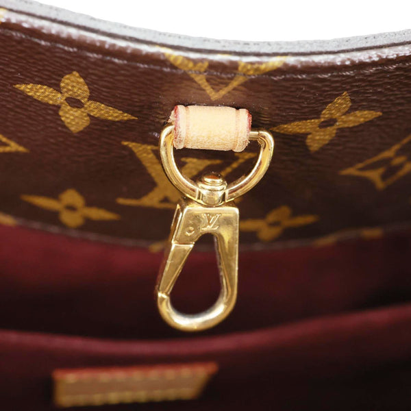 LOUIS VUITTON Montaigne Monogram Canvas Shoulder Bag Brown
