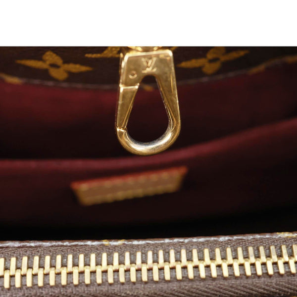 LOUIS VUITTON Montaigne Monogram Canvas Shoulder Bag Brown
