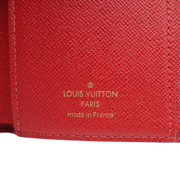 LOUIS VUITTON Victorine Damier Ebene Wallet Brown