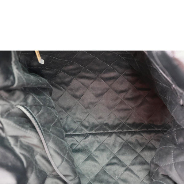 CHANEL 22 Large Quilted Calfskin Leather Hobo Bag Black