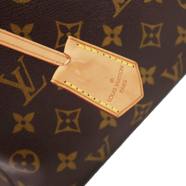 LOUIS VUITTON Montaigne Monogram Canvas Shoulder Bag Brown