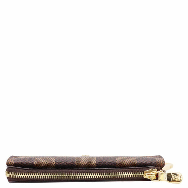 LOUIS VUITTON Recto Verso Damier Ebene Card Holder Brown
