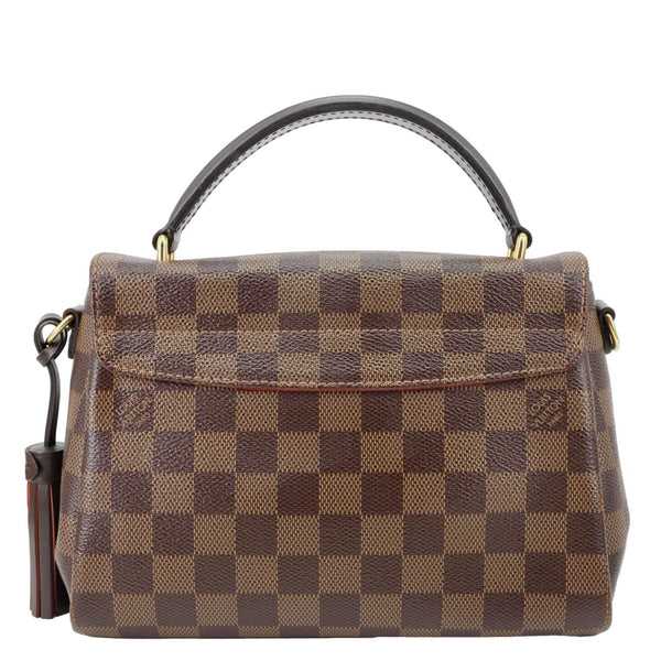 LOUIS VUITTON Croisette Damier Ebene Crossbody Bag Brown