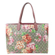 GUCCI Blooms GG Supreme Floral Tote Bag Dry Rose 368568