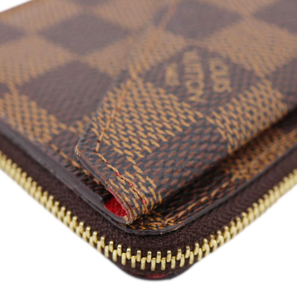 LOUIS VUITTON Recto Verso Damier Ebene Card Holder Brown