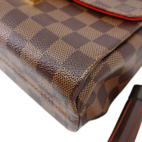 LOUIS VUITTON Croisette Damier Ebene Crossbody Bag Brown