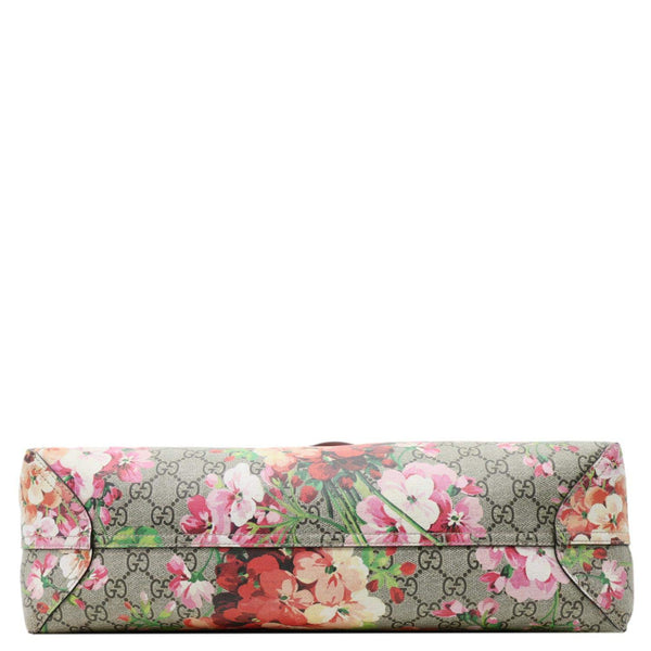 GUCCI Blooms GG Supreme Floral Tote Bag Dry Rose 368568