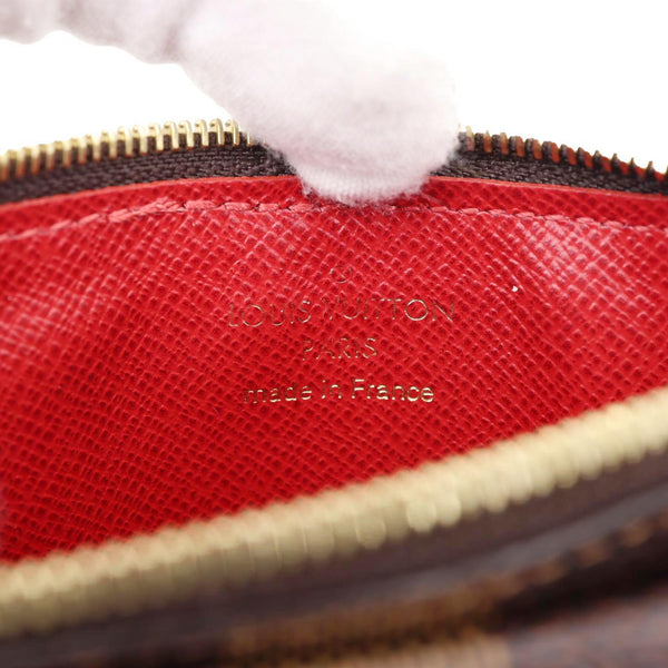 LOUIS VUITTON Recto Verso Damier Ebene Card Holder Brown