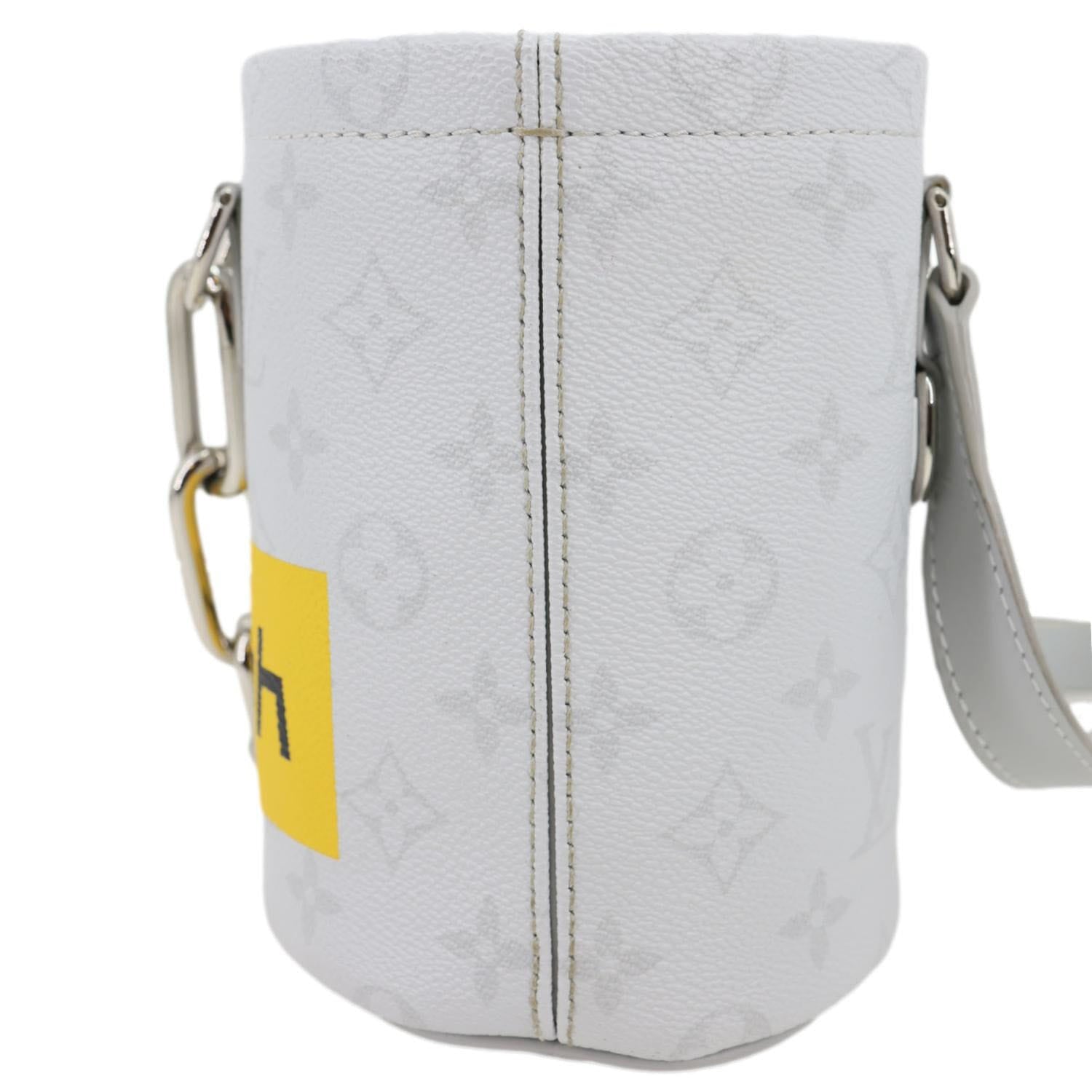 チロちゃんの断捨離  Louis Vuitton ボディバッグ LOUIS VUITTON Chalk Nano Monogram Canvas Crossbody Bag White