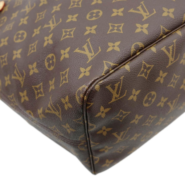LOUIS VUITTON Neverfull GM Monogram Canvas Tote Bag Brown