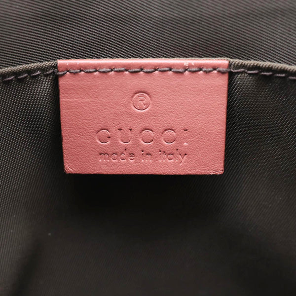 GUCCI GG Supreme Monogram Blooms Large Cosmetic Case Dry Rose 430268