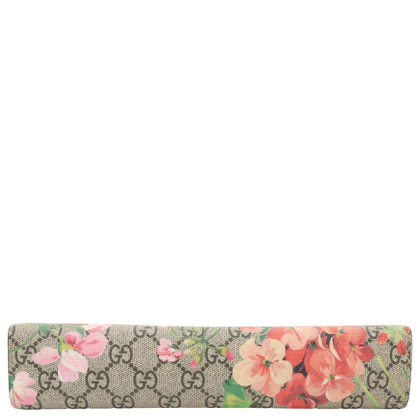 GUCCI GG Supreme Monogram Blooms Large Cosmetic Case Dry Rose 430268