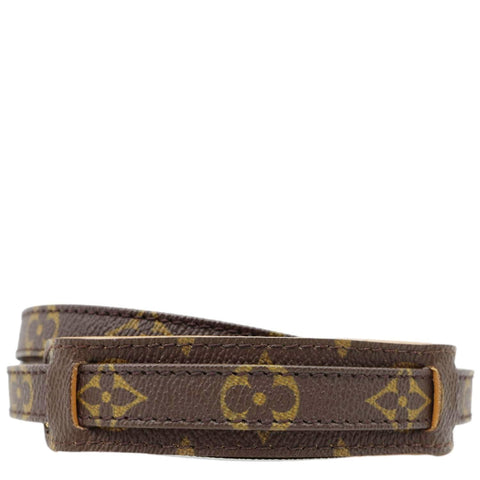 LOUIS VUITTON Vintage Monogram Canvas Shoulder Strap Brown