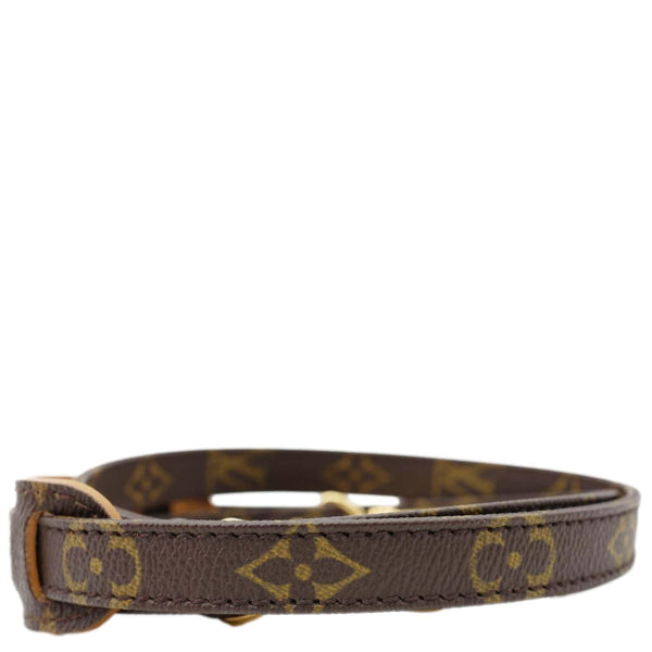 LOUIS VUITTON Vintage Monogram Canvas Shoulder Strap Brown