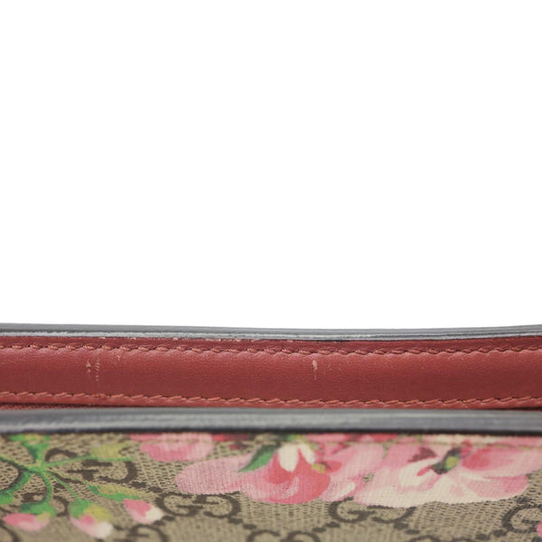 GUCCI GG Supreme Monogram Blooms Large Cosmetic Case Dry Rose 430268