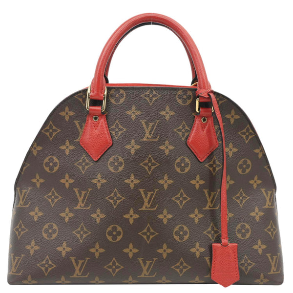 LOUIS VUITTON Alma B'N'B Monogram Canvas Shoulder Bag Red